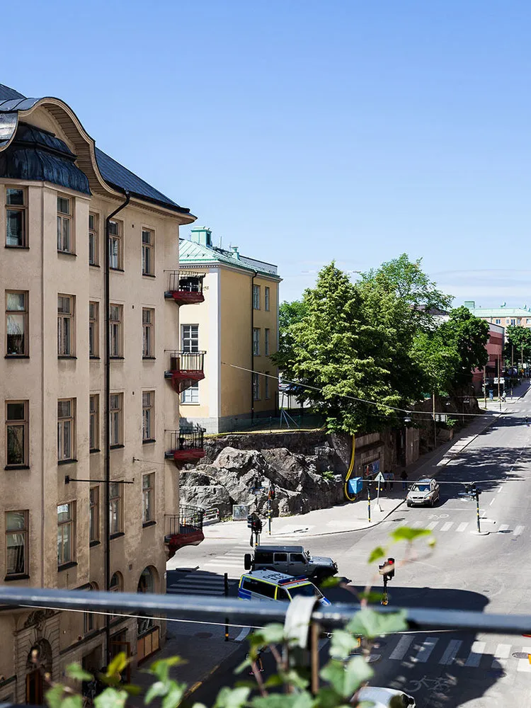 照片：风格，厨房与餐厅，客厅，卧室，斯堪的纳维亚，折中主义，室内装饰，公寓，瑞典，装饰，绿色，斯德哥尔摩，如何营造温馨氛围，如何布置两居室公寓，2个房间，40-60平方米，如何搭配图案 – 网站上的照片