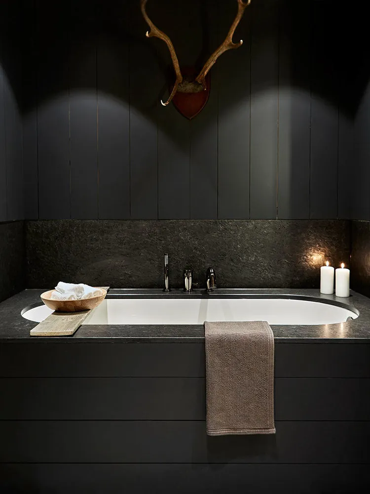 Photo: Bathroom in Provence and Countryside, Scandinavian, Modern, White, Hotel, Minimalism, Green, Beige, Grey, Brown, Guide, Over 90 meters – photo on our website