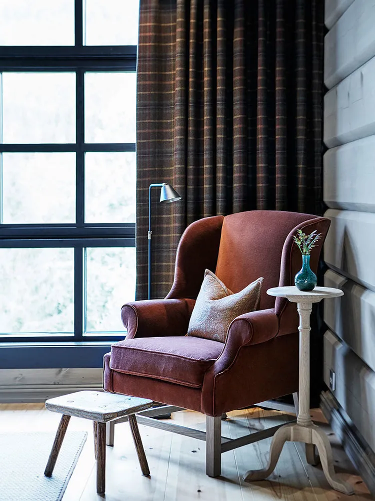 Photo: Bedroom in Provence and Countryside, Scandinavian, Modern, White, Hotel, Minimalism, Green, Beige, Grey, Brown, Guide, Over 90 meters – photo on our website