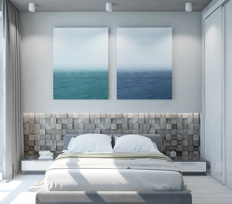 照片:斯堪的纳维亚风格卧室,实践中的装修,“维修点”,德米特里·库拉科夫 – 我们网站上的照片