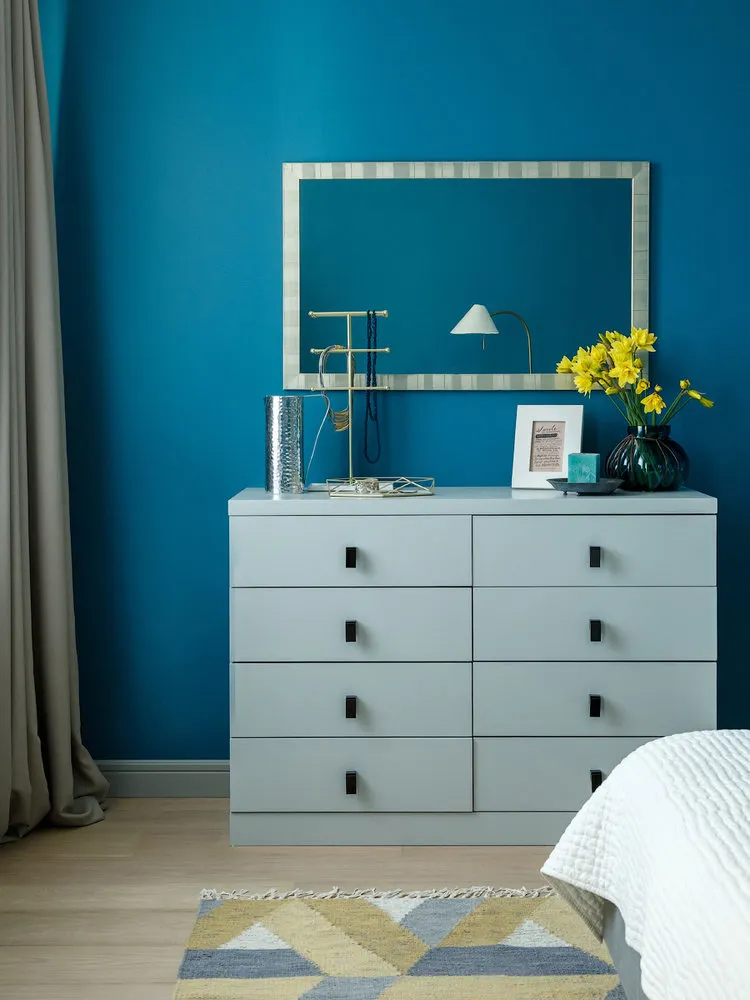 照片:斯堪的纳维亚风格卧室,公寓,每周项目,莫斯科,纳杰日达·扎托娃,斯大林住房 – 我们网站上的照片