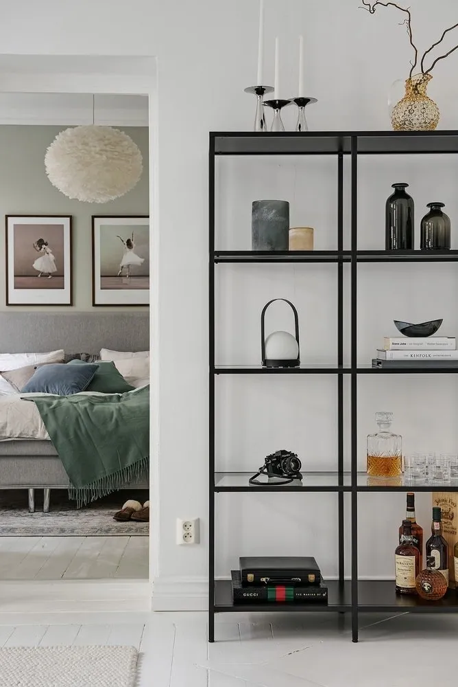 照片：斯堪的纳维亚风格客厅，室内装饰，公寓，瑞典，2个房间，40-60平方米，Alvhem – 我们网站上的照片