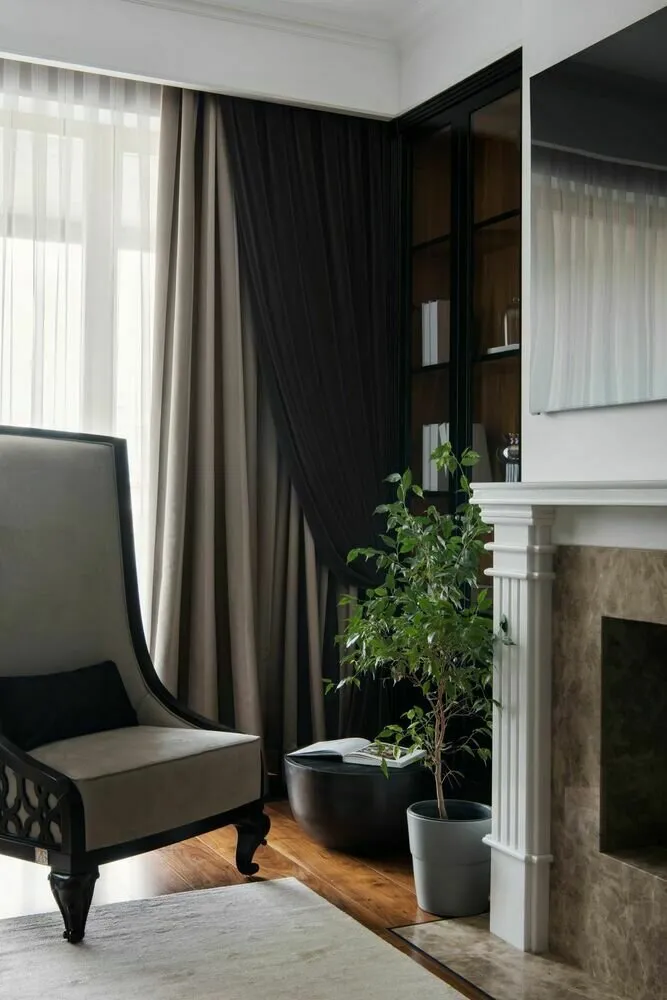 Foto: Sala de estar estilo clásico, Proyecto de la semana, Más de 90 metros cuadrados – fotos en nuestro sitio web