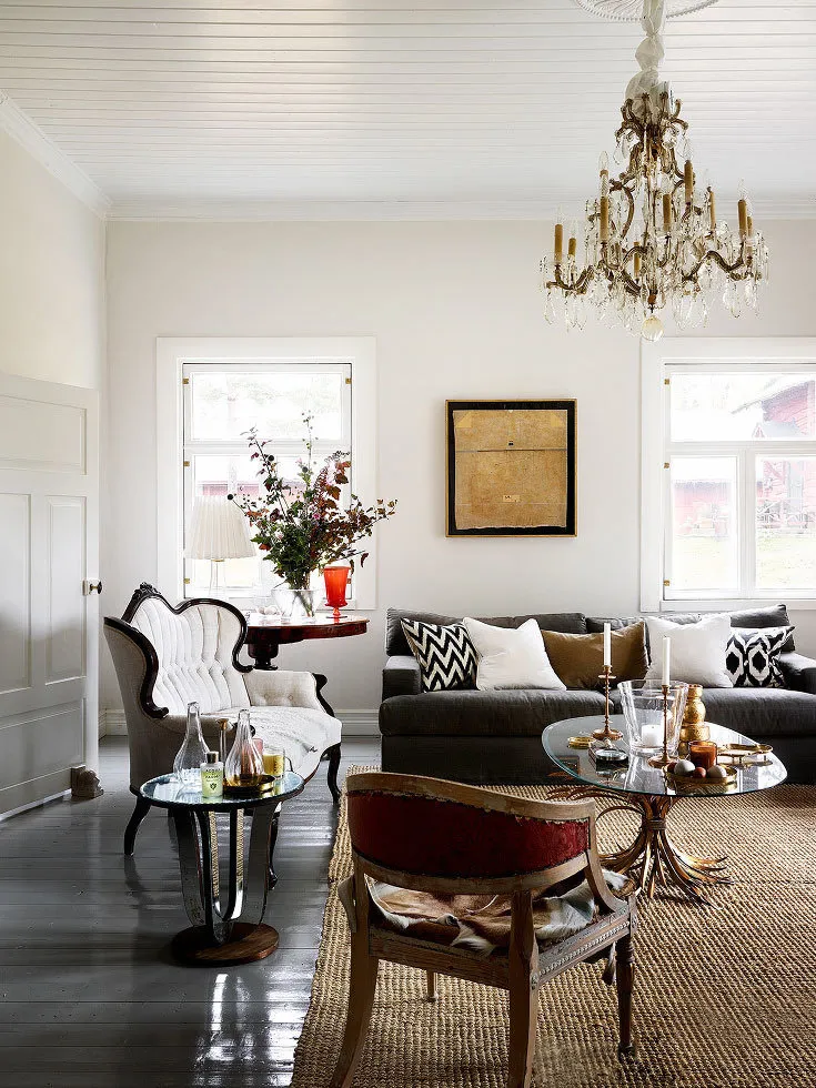 照片：普罗旺斯和乡村风格客厅——我们网站上的照片