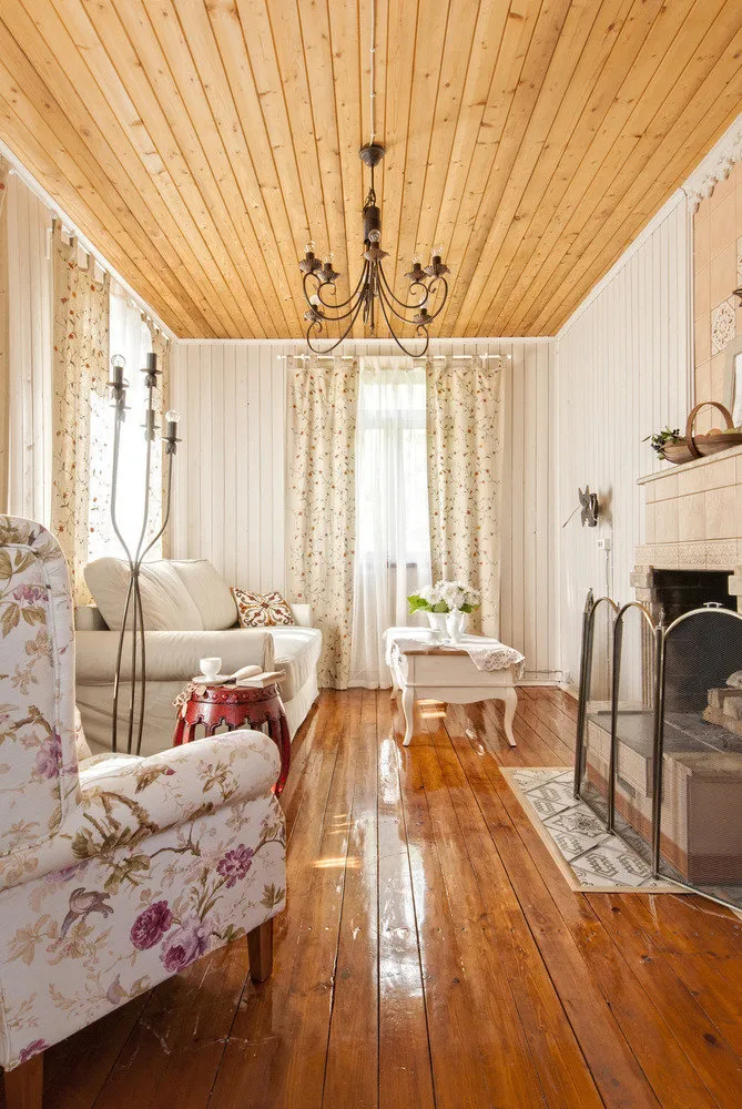 照片:普罗旺斯和乡村风格的客厅,厨房与餐厅,小贴士 – 我们网站上的照片