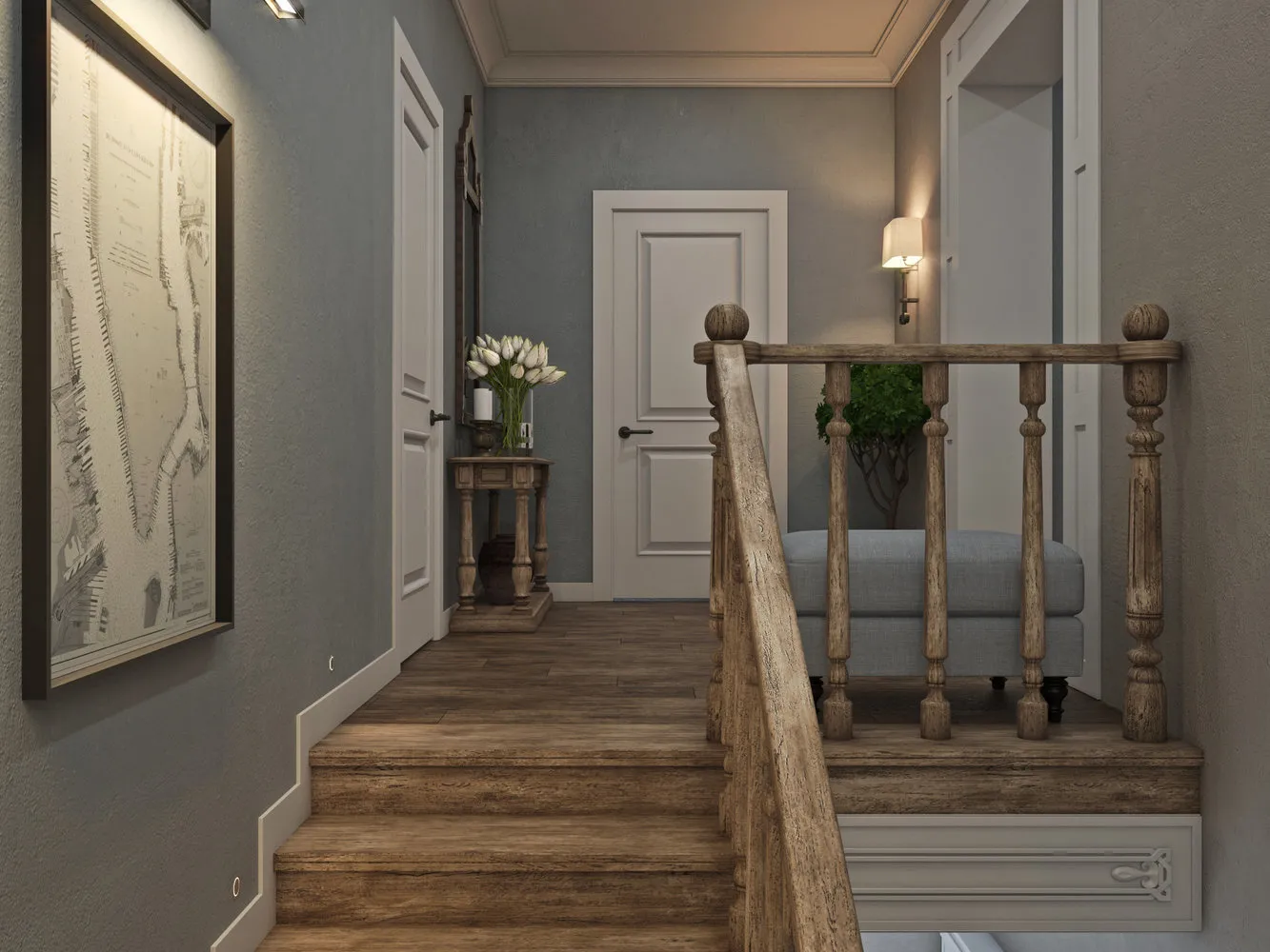 照片:普罗旺斯和乡村风格的走廊,房子、每周项目、Alexey Ivanov、列宁格勒地区、4间或更多房间、90平方米以上 – 我们网站上的照片