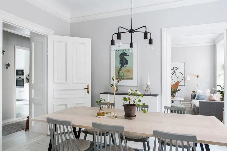 Фотография: Кухня и столовая в стиле Скандинавский, Декор интерьера, Квартира, Швеция, Советы – фото на нашем сайте