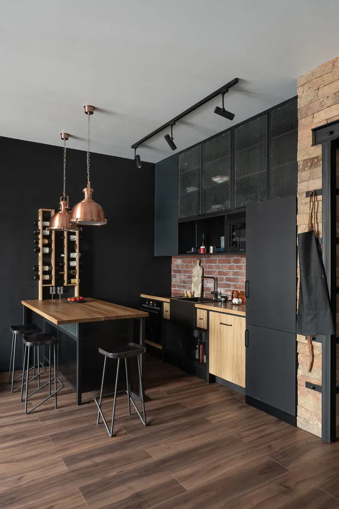Photo: Kitchen and Dining Room in Loft Style, Entrance, Guide, Inna Velichko, Dasha Ukhlinova, Design Hacks, Mango Studio, Interior Encyclopedia, Evgenia Makarova, Olga Katyuk, Anastasia Marchenko, Irina Reichers Studio, Nina Ivanenko, Julia Grabko, Elena Teplova, VizDiz – photo on our website