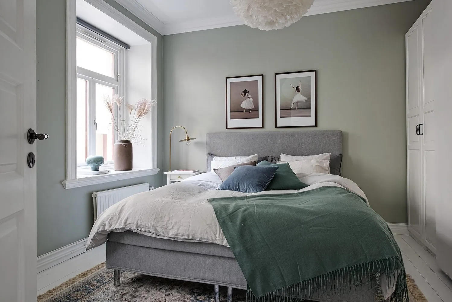 照片：斯堪的纳维亚风格卧室，室内装饰，公寓，瑞典，2个房间，40-60平方米，Alvhem – 我们网站上的照片