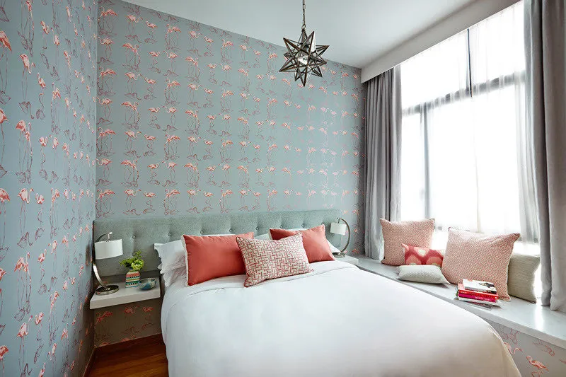 照片：斯堪的纳维亚风格卧室，现代，室内装饰，公寓 – 我们网站上的照片