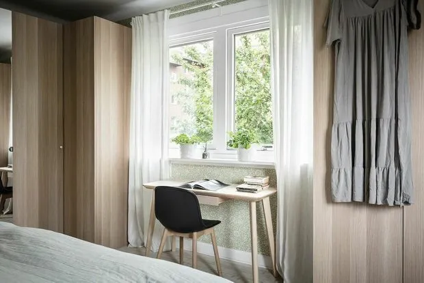 Foto: interior luminoso de departamento de 2 habitaciones de 53 m² en Johannesburgo con terraza acogedora, Gid – foto en nuestro sitio web