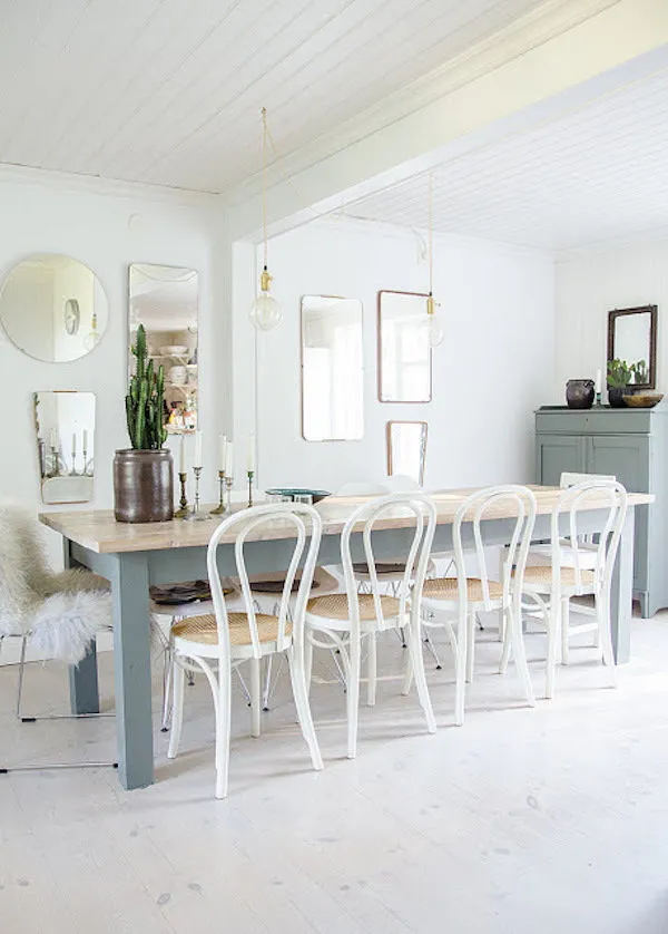 Photo : Cuisine et salle à manger en style scandinave, Décoration d'intérieur, Maison, Suède, Dacha – photo sur notre site