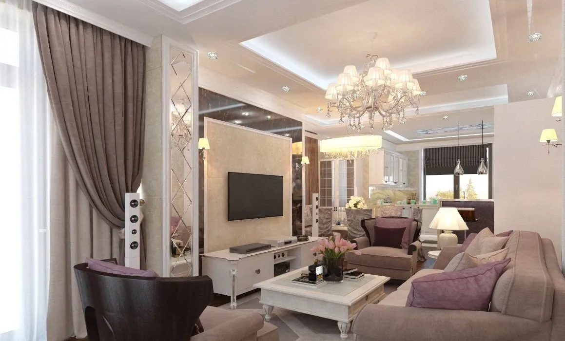 照片:古典风格客厅,网站上的照片