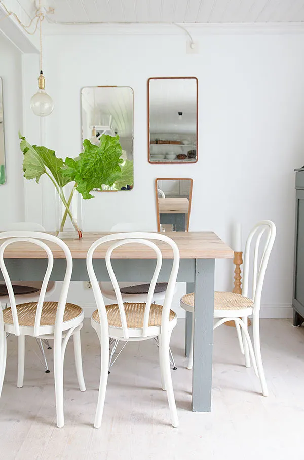 Photo : Cuisine et salle à manger en style scandinave, Décoration d'intérieur, Maison, Suède, Dacha – photo sur notre site