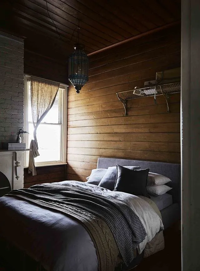 Photo: Bedroom in Provence and Countryside style, Scandinavian style, Interior design, Home decor, Australia, White, Minimalism, Grey – photo on our site