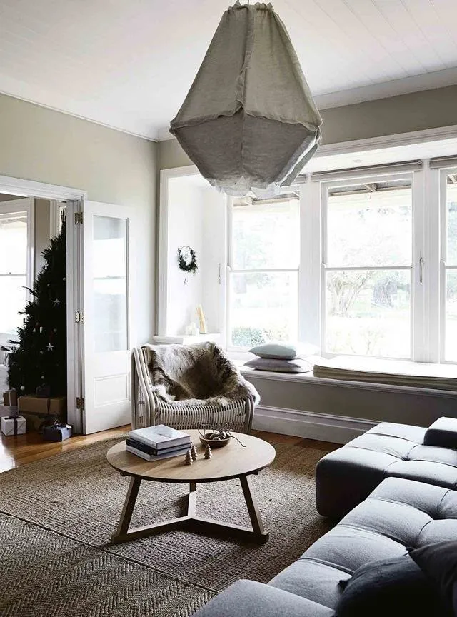 Photo: Living room in Scandinavian style, Interior design, Home decor, Australia, White, Minimalism, Grey – photo on our site