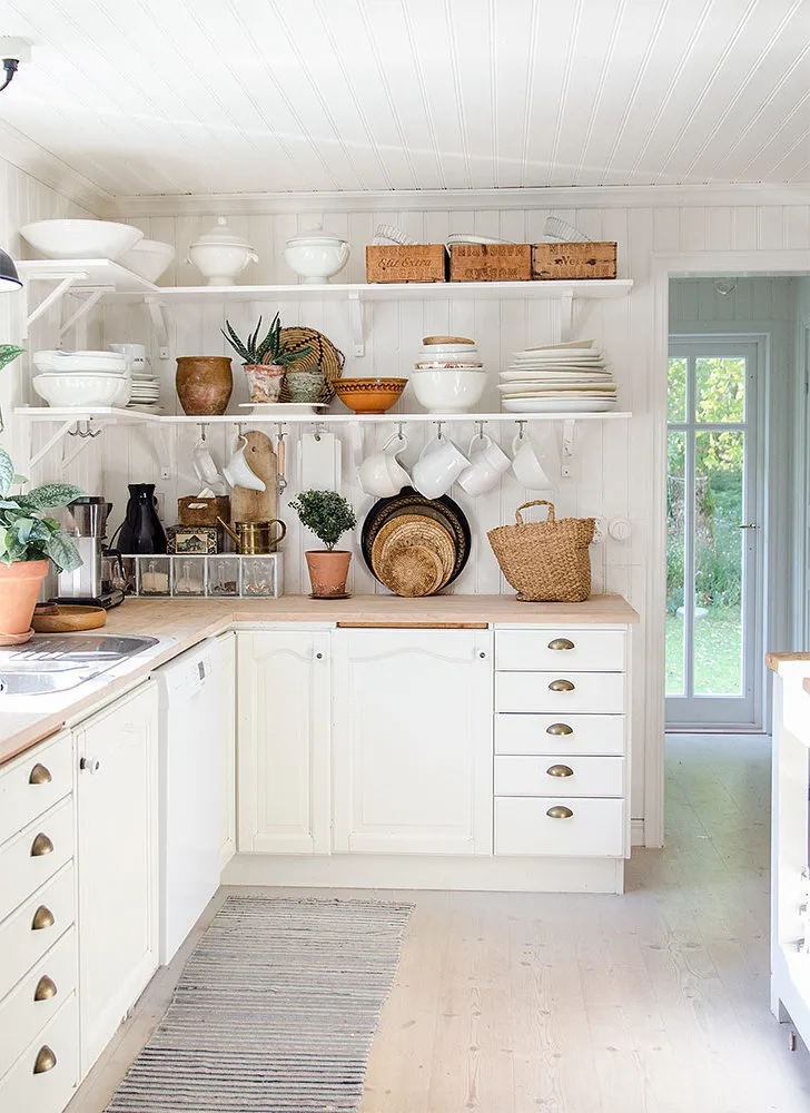 Photo : Cuisine et salle à manger en style scandinave, Décoration d'intérieur, Maison, Suède, Dacha – photo sur notre site