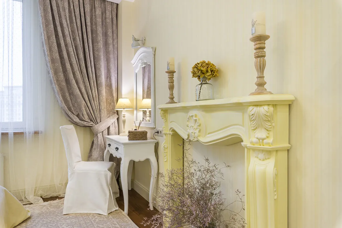 照片:普罗旺斯和乡村风格卧室、古典、混搭、公寓、每周项目、莫斯科、莫斯基亚科夫住宅综合体、斯维特兰娜·尤尔科娃、单体房屋、2室、60-90平方米 – 网站上的照片