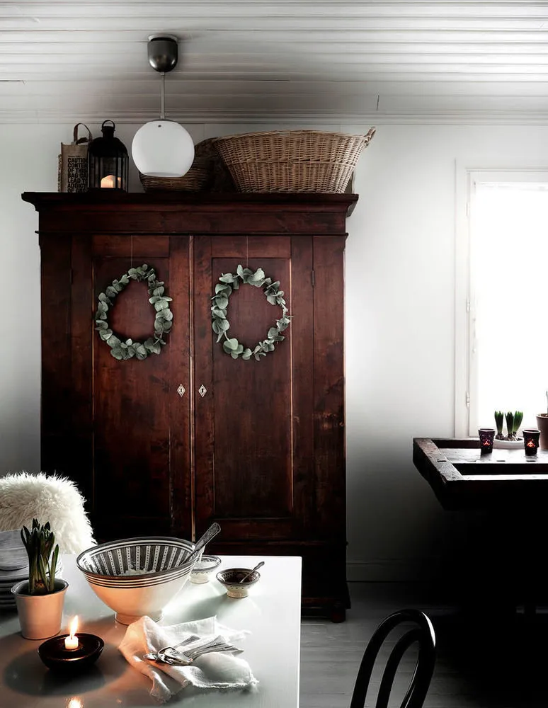 照片:普罗旺斯乡村风格厨房和餐厅、室内装饰、家居、新年、北欧风格室内、芬兰、超过90平方米、如何为新年装饰室内——我们网站上的照片