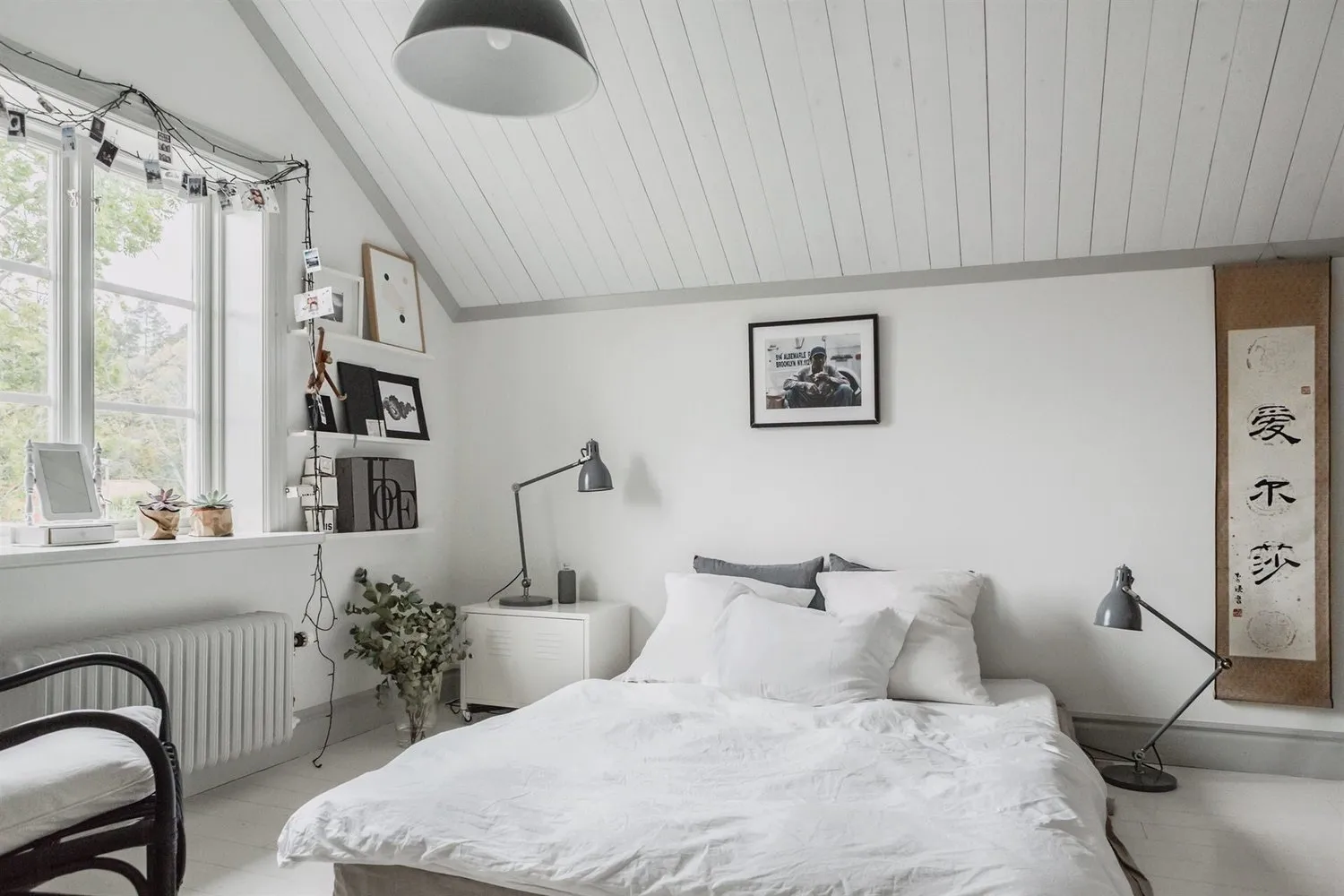 照片：斯堪的纳维亚卧室，建议，乡村别墅，指南 – 我们网站上的照片