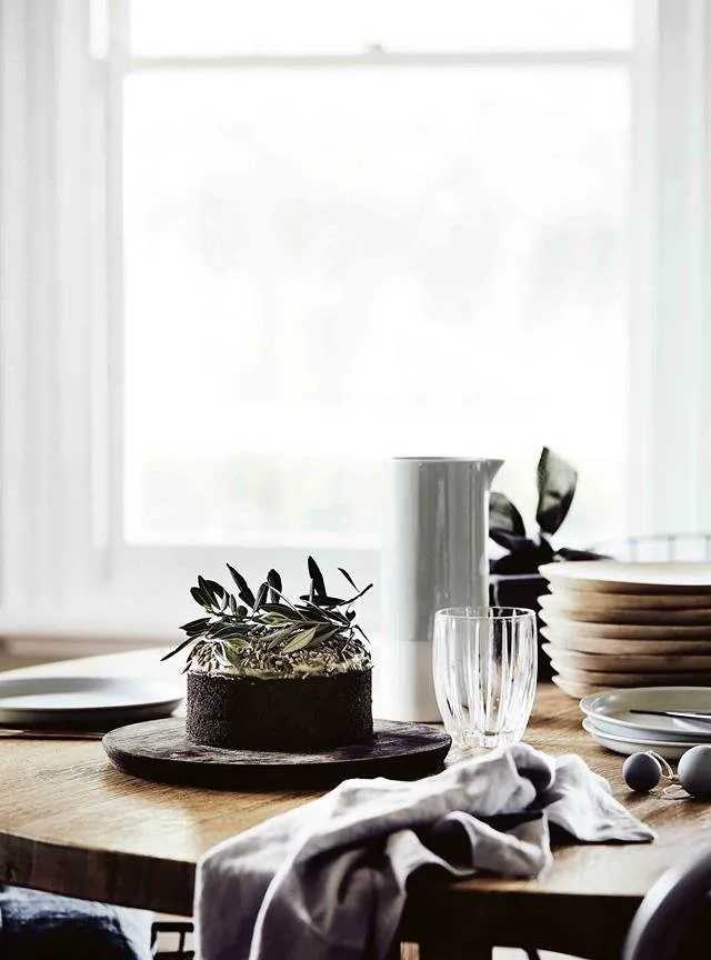 Photo: Kitchen and dining room in Scandinavian style, Interior design, Home decor, Australia, White, Minimalism, Grey – photo on our site