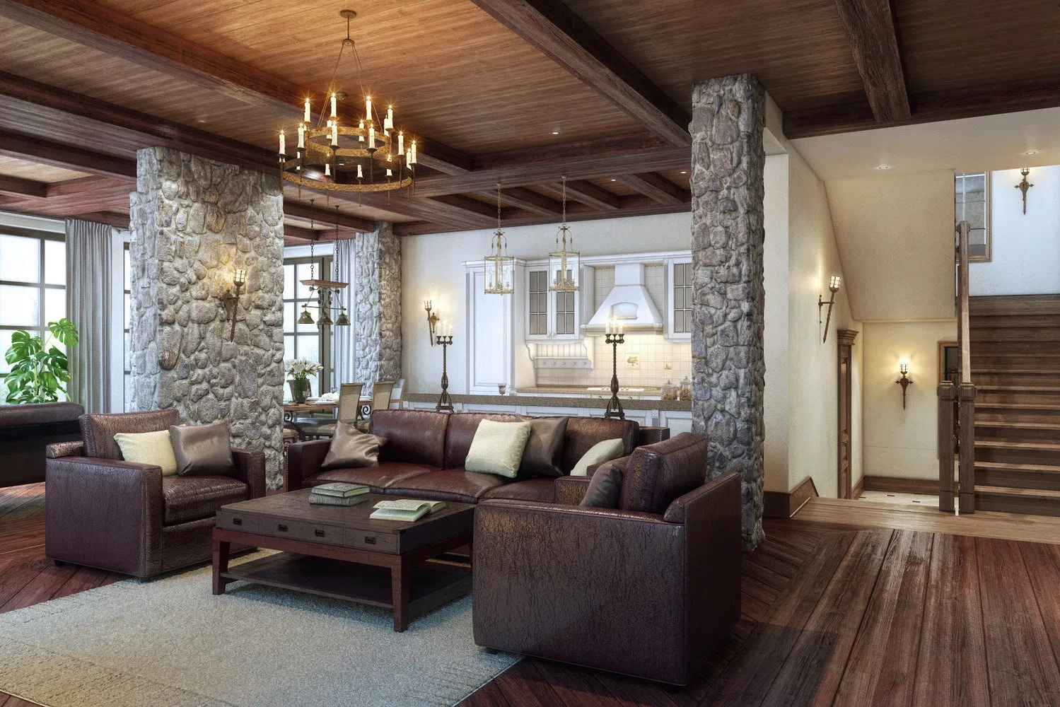 照片:现代风格客厅、技巧——我们网站的照片