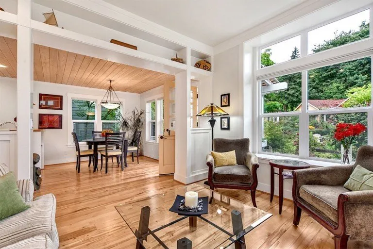 照片:斯堪的纳维亚风格客厅,生态,室内装饰,房屋 – 我们网站上的照片