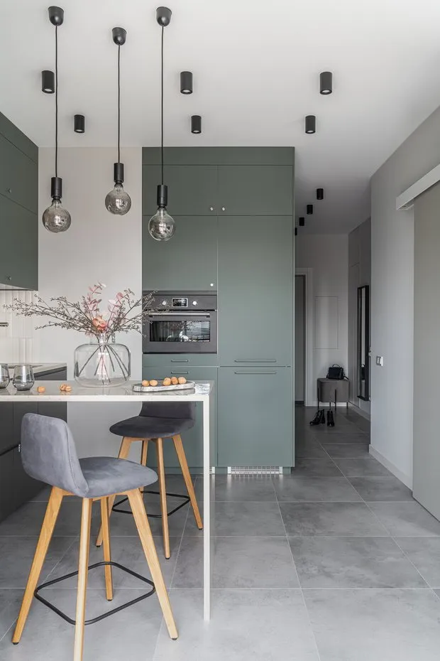 Foto: estilo minimalista, apartamento pequeño de 40-60 m² – fotos en nuestro sitio web