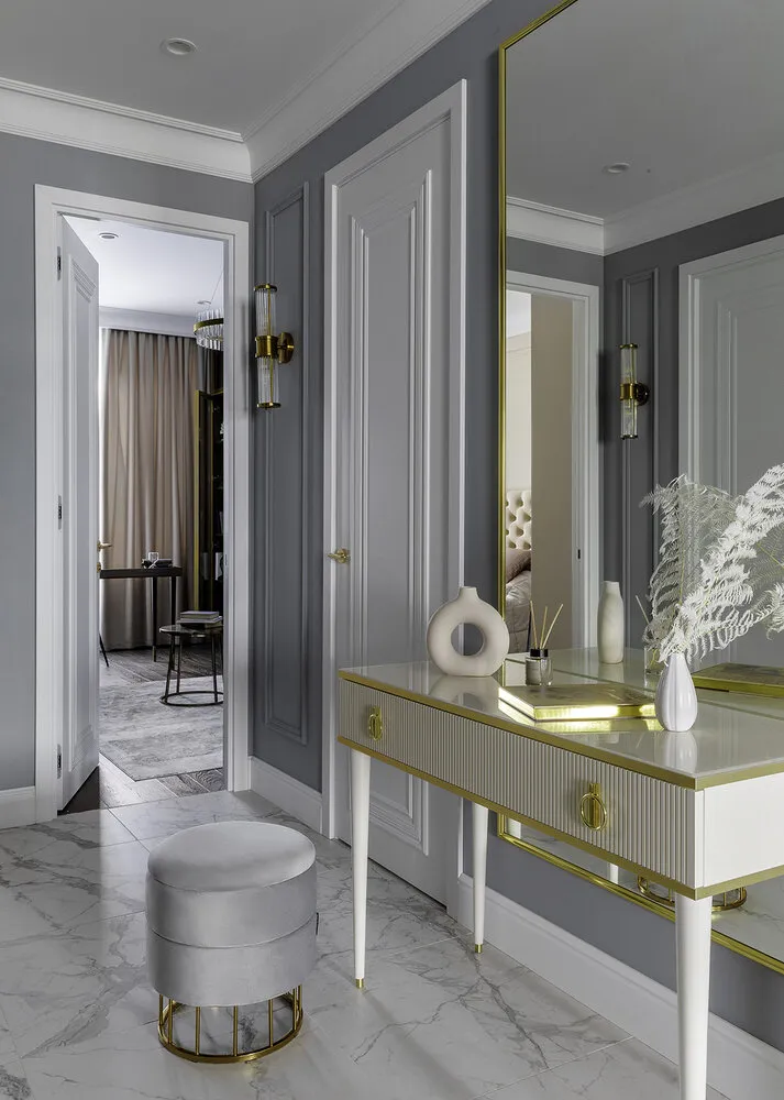 Foto: Entrada en estilo Clásico, Moderno, Apartamento, Proyecto de la Semana, Moscú, 4 habitaciones o más, Más de 90 metros cuadrados, IA.Buro – fotos en nuestro sitio web