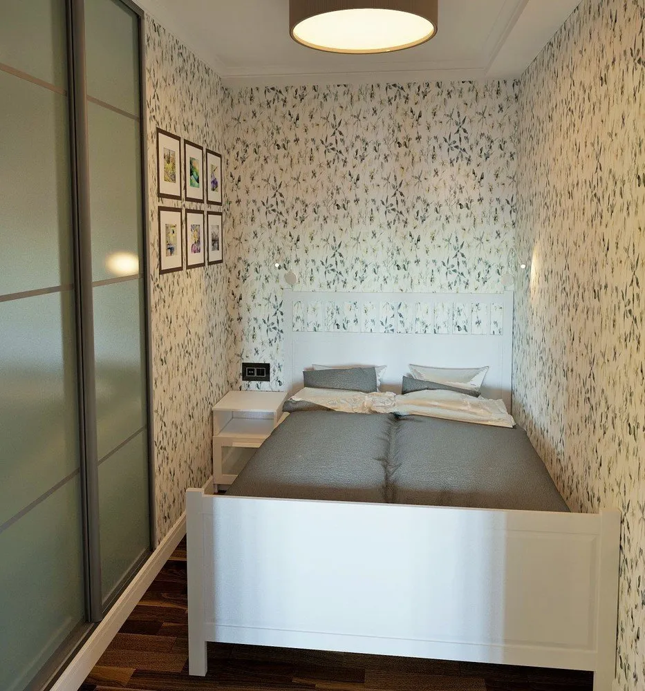 照片：斯堪的纳维亚风格卧室，技巧 – 我们网站上的照片