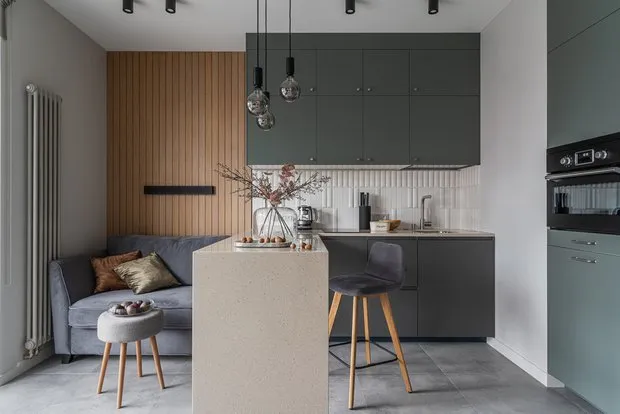 Foto: estilo minimalista, apartamento pequeño de 40-60 m² – fotos en nuestro sitio web