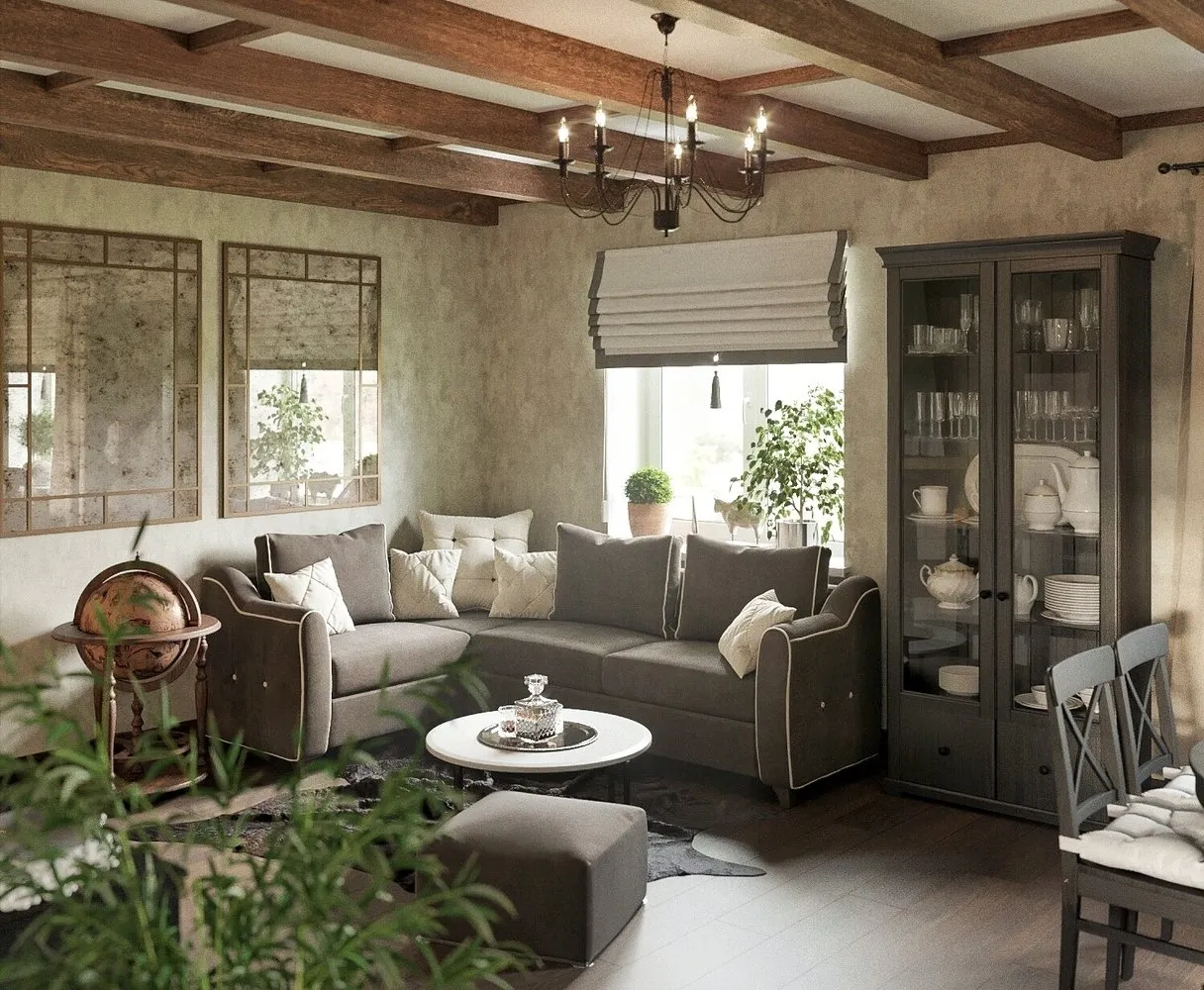 照片:普罗旺斯与小屋风格客厅,技巧,IN MY BOX,安娜·波沙涅娃,Point Bank,Point,与客户合作 – 我们网站上的照片