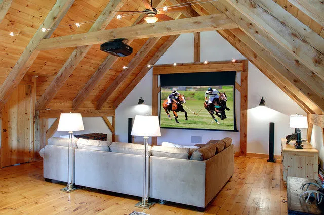 照片:北欧风格起居室,房屋,家具与灯光,小屋,房屋与小屋,如何布置阁楼,阁楼创意 – 我们网站上的照片