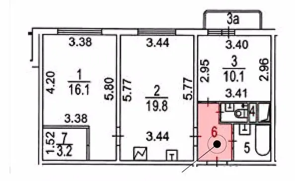 Foto: im Stil von, Wohnung, Renovierung in der Praxis, 3 Zimmer, 40-60 Quadratmeter – Fotos auf unserer Website