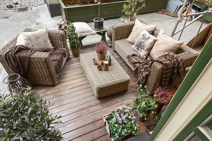 照片:生态风格客厅,斯堪的纳维亚,室内装饰,技巧 – 我们网站上的照片