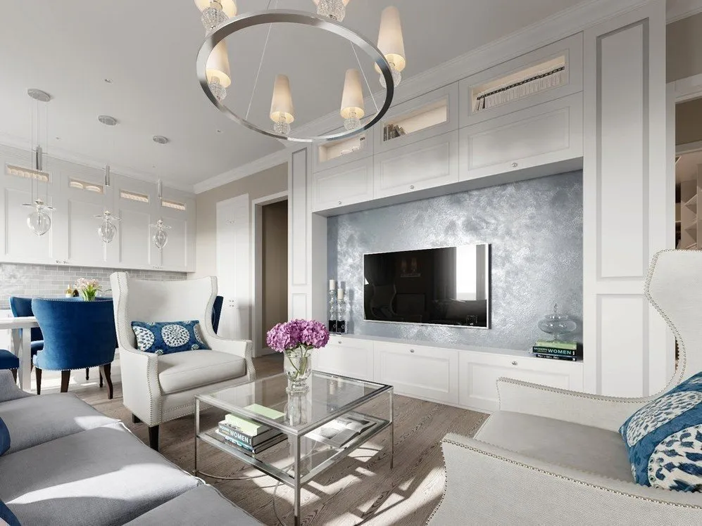 照片：古典风格客厅，技巧 – 我们网站上的照片