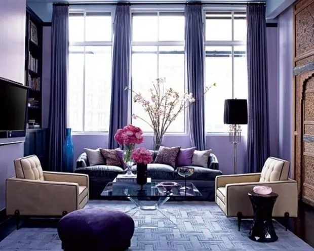 照片:东方、折中风格客厅,技巧 – 我们网站上的照片