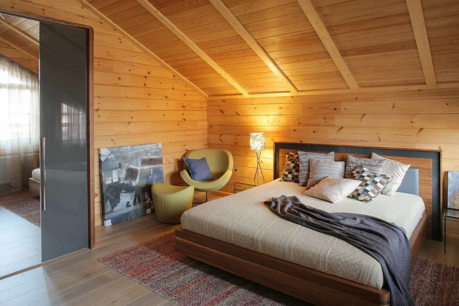 照片：斯堪的纳维亚风格卧室，生态，技巧 – 我们网站上的照片