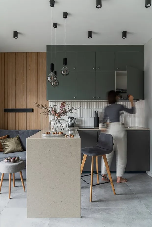 Foto: estilo minimalista, apartamento pequeño de 40-60 m² – fotos en nuestro sitio web