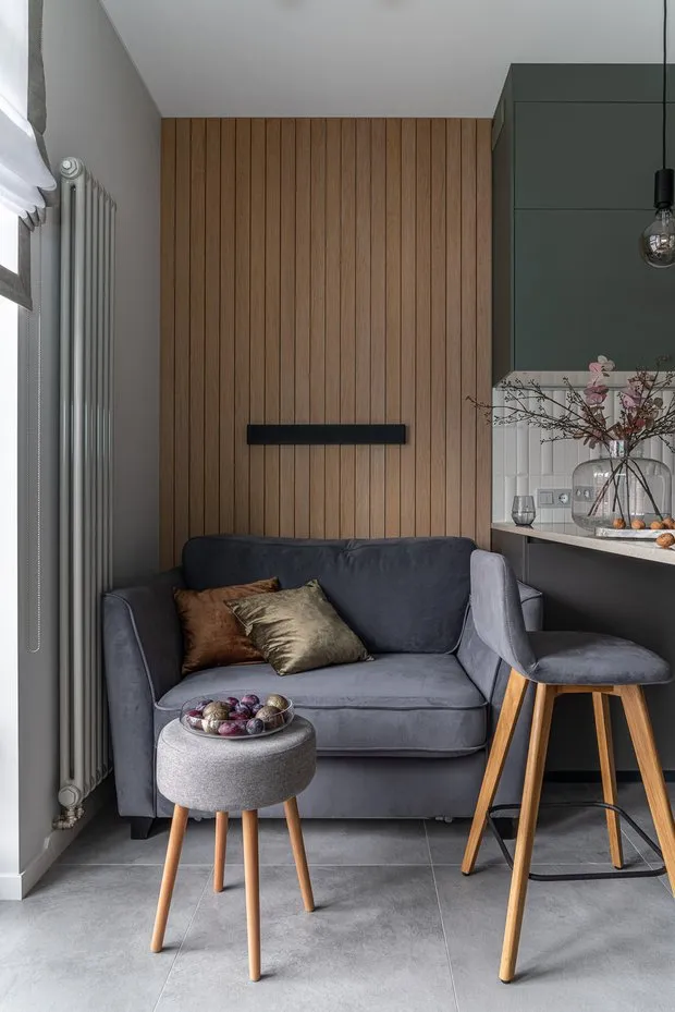 Foto: estilo minimalista, apartamento pequeño de 40-60 m² – fotos en nuestro sitio web