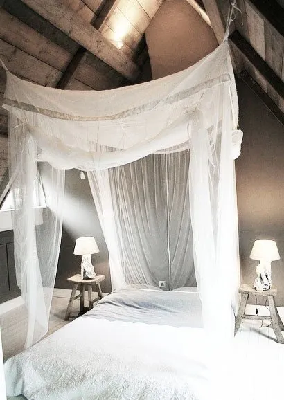 照片:普罗旺斯和乡村风格卧室,现代,阁楼,Mansard – 我们网站上的照片