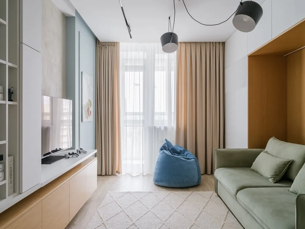 Foto: estilo moderno, apartamento, Proyecto de la semana, Dolgoprudny, 4 habitaciones o más, Más de 90 metros cuadrados, Lublianova.design, Julia Lublianova – fotos en nuestro sitio web