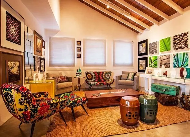 照片:折衷主义客厅,生态,室内装饰,公寓,房屋,装饰 – 我们网站上的照片