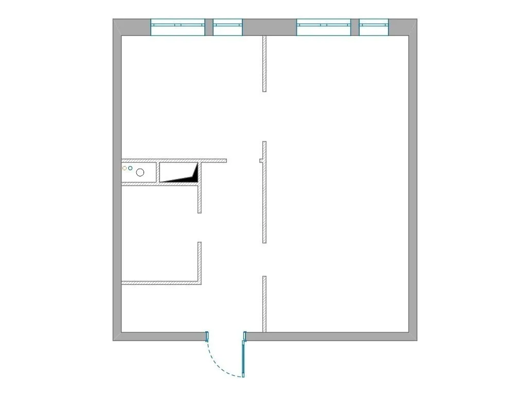 照片: loft 风格公寓布局、搬迁、赫米奇、板式房屋、1 室、40-60 平方米,安德烈·瑞巴科夫 – 我们网站上的照片