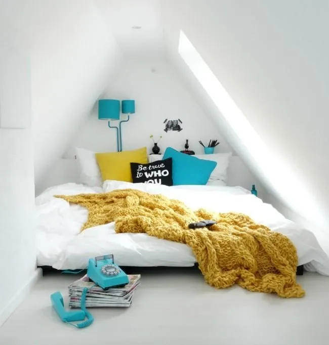 照片:北欧风格卧室,现代,房屋,家具与灯光,小屋,房屋与小屋,如何布置阁楼,阁楼创意 – 我们网站上的照片