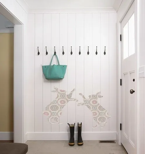 图片：斯堪的纳维亚风格、极简风格入口室内装饰 – 我们网站上的照片