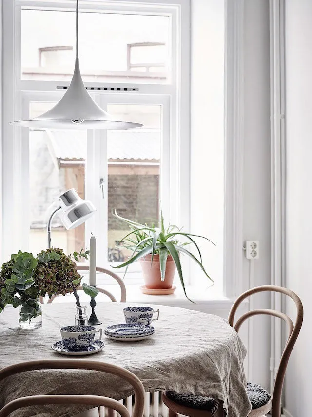 图片：北欧风格厨房与餐厅，装饰与DIY，公寓，哥德堡 – 我们网站上的照片