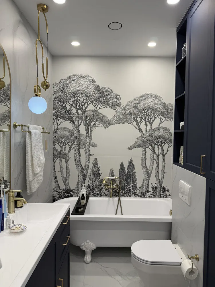 Foto: en estilo minimalista, vivienda de pequeño tamaño, apartamento, Proyecto del día, 1 habitación, hasta 40 metros cuadrados, minimalismo con elementos de diseño moderno – foto en nuestro sitio web