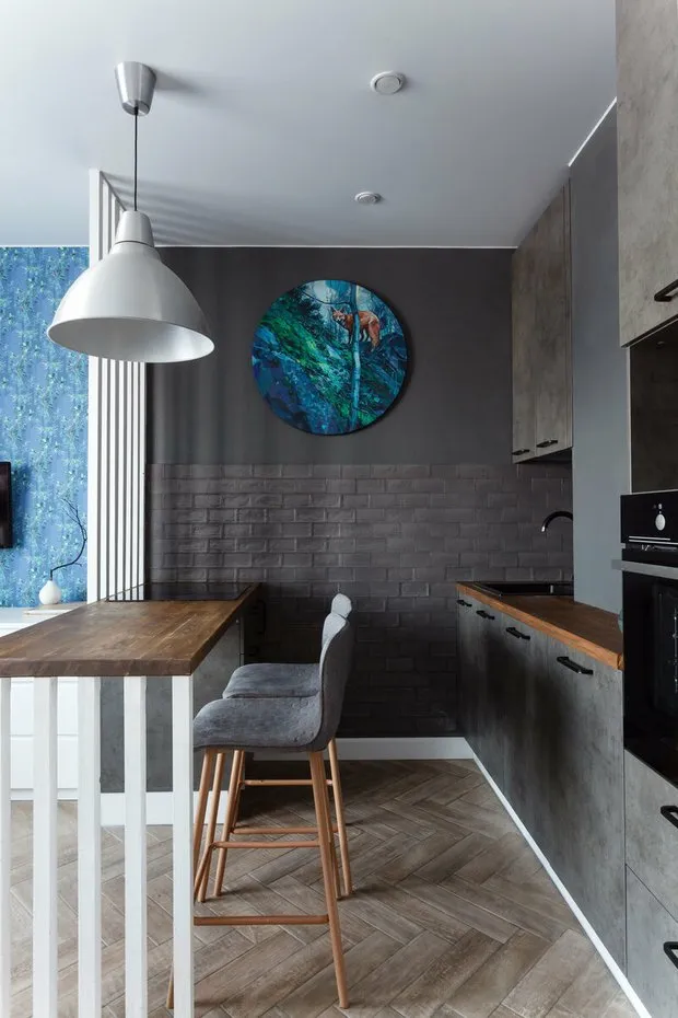 Foto: en estilo minimalista, Apartamento pequeño - foto en nuestro sitio web