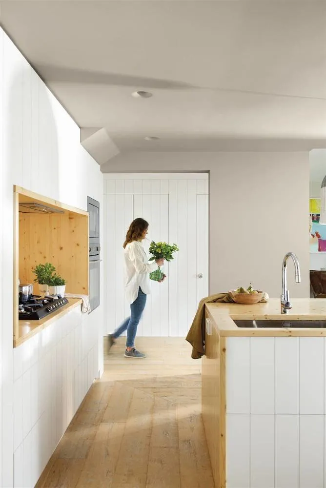 照片:平面图,现代风格,室内装饰,白色,黄色,橙色,生态—我们网站上的照片